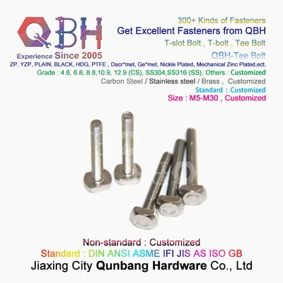 Qbh T-Slot Tee Bolt Solar Panel Bracket Spare Parts