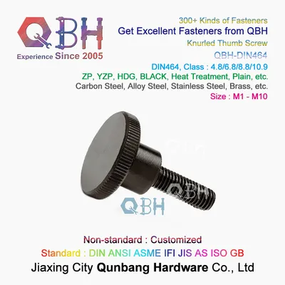 Round Head Knurled Thumb Screw Shoulder Fixings