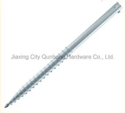Screw Pile (Ground Screw Qbh003 48-114X600mm-3500mm Q235 H. D. G.)