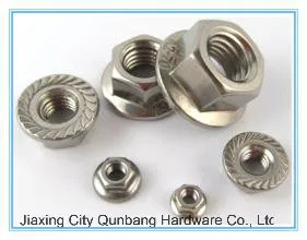 Serrated Flange Nuts Serrated Hex Flange Nuts