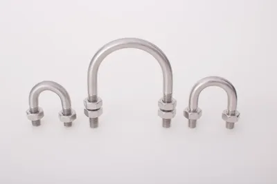 Stainless Steel 304 316, U-Bolt Kit, Round Bend, Demand Spec in Korea, Fullsize Body (KIT = 1 U-BOLT WITH 2 DIN934 STS304 NUTS ASSEMBLED) Korea