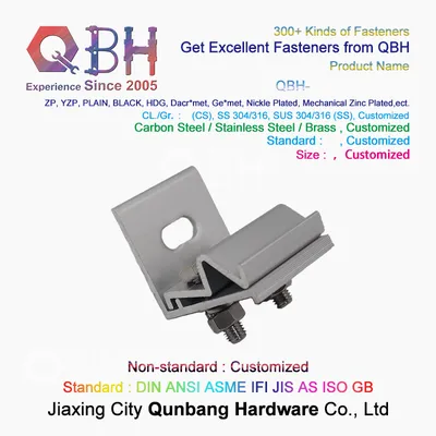 Stainless Steel Solar Panel Roof Clamps Photovoltaic Support Accessories General Purpose Solar