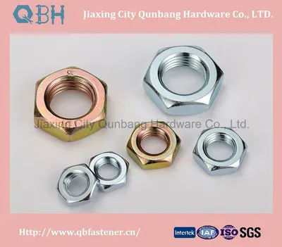 Thin Nuts (DIN936, Carbon Steel, 04/05/17h/22h)