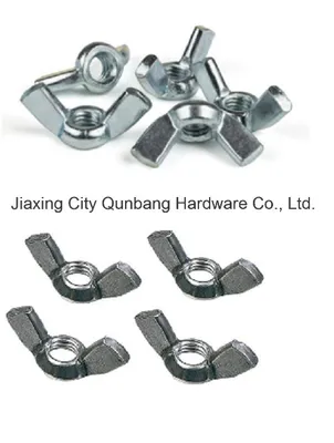 Wing Nuts DIN315 Zinc Plated Caron Steel M4-M24 Cl. 4.8/6.8/8.8